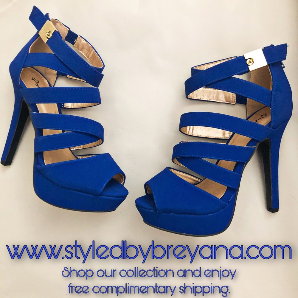 Class 9 Royal Blue Heels (Suede) [Host Pick 🎉]